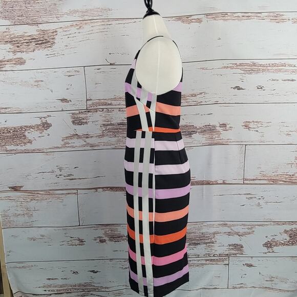 Pasduchas Striped Midi Sheath Dress 10 AUS / 6 US - Picture 2 of 9